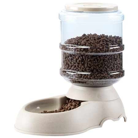 Pawsmark Automatic Self Dispensing Gravity Pet Feeder and Waterer for Cats and Dogs QI003699.P